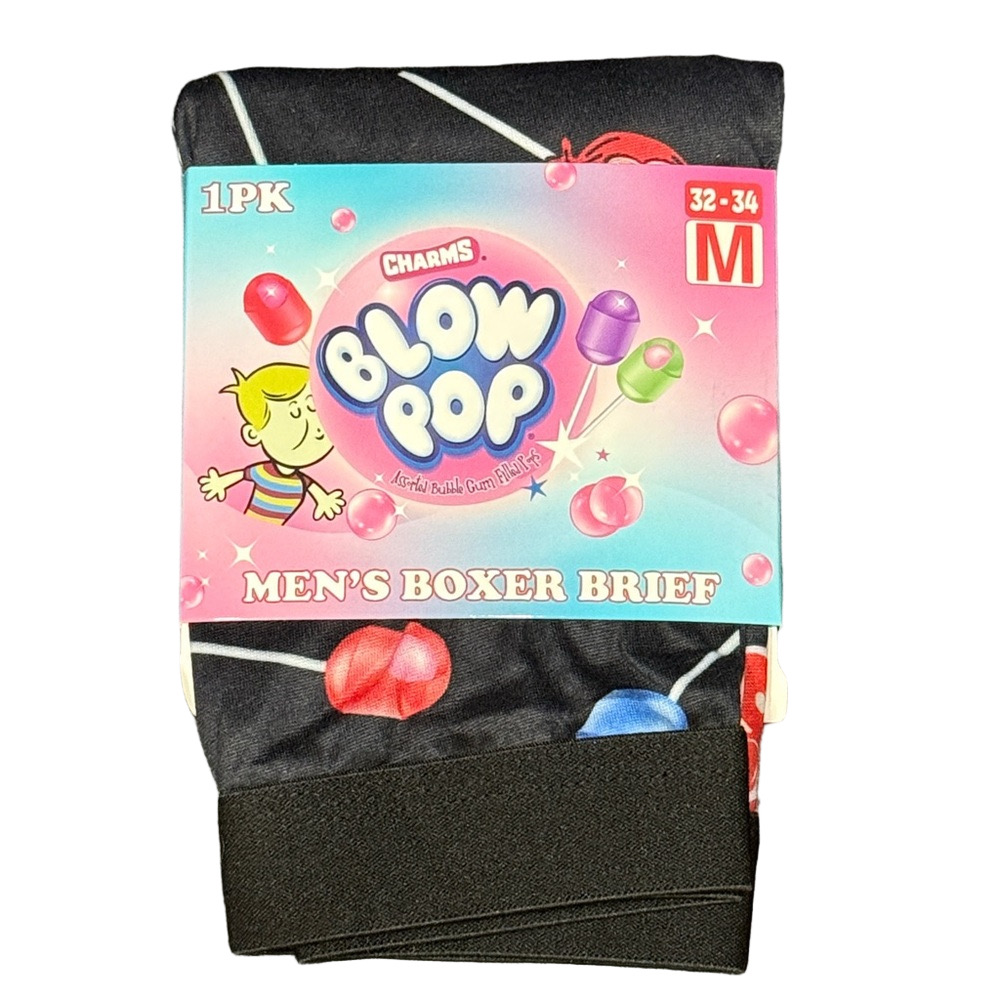 Mens Charms Blow Pops Licensed Boxer Briefs - Size Medium - NWT